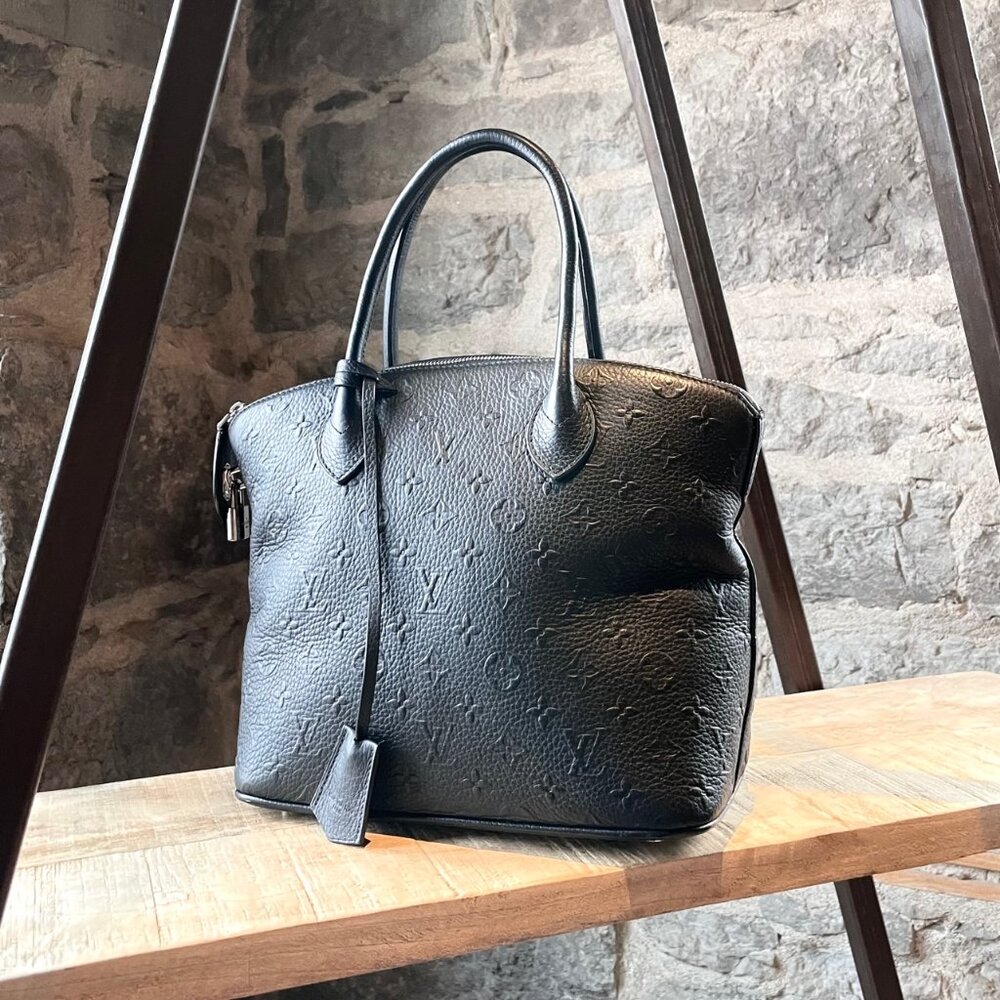 Louis Vuitton Black Monogram Revelation Lockit Handbag